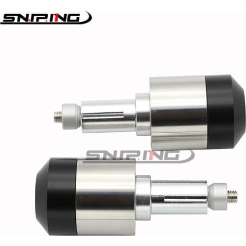 Handle Bar Ends Grips Universal For Honda Ducati Yamaha Suzuki Kawasaki 7/8" 22mm Motorcycle Handlebar Counterweight Plug Slider