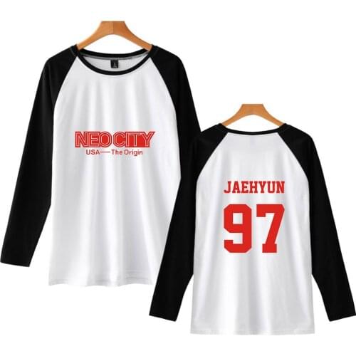 Nct 127 Funny Printing Tees Long sleeve T shirt Punk Tops Tshirt Women Men Rock Cotton Tee Autumn Long Tees Basic Soft T-Shirt