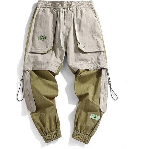 2020 New Arrival Cotton Cargo Pants Freeshipping Pockets Full Length Men Military Ins Overalls Trousers Ul Elastic Waist Army
