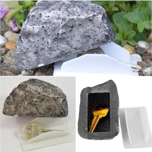 Outdoor Spare Key House Safe Hidden Hide Storage Security Rock Stone Case Box Rectangle Stocked Sundries Storage Boxes & Bins