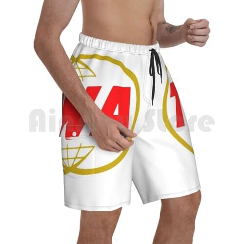 Twa Transworld Usa Beach Shorts Men Beach Pants Swim Trunks Twa Transworld Usa Panam Boeing Jet Liner Air Travel