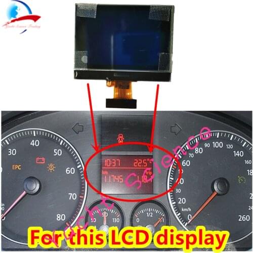 Dashboard Instrument Cluster VDO LCD Display Screen Speedometer For VW Golf 5 Golf 6 Touran Passat Jetta Seat Toledo