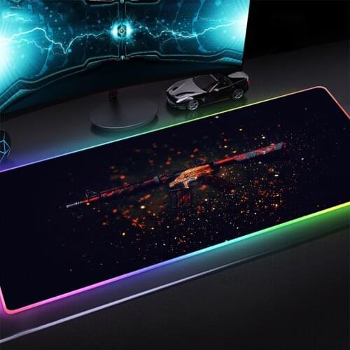 RGB Big Mouse Pad Gamer Mini Computer Desk Table Mat Game Accessories Mouse Pad XL Carpet Pad LED Wholesale Xxl Csgo