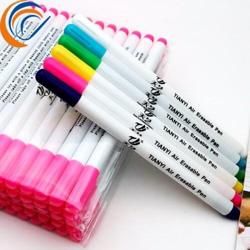 Clothing Fading Pen 12 Pcs Per Set Water Soluble Pen Cross Stitch Erasable Pen By Water Washing