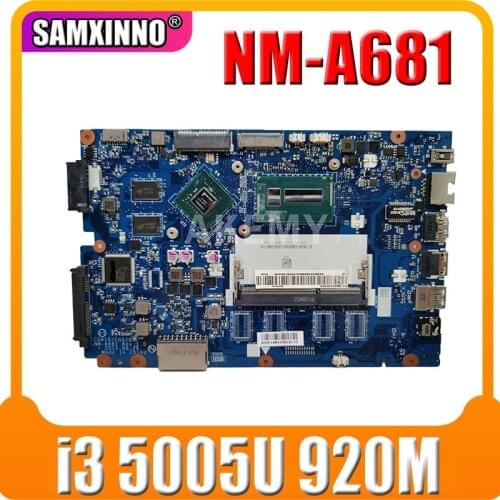 SAMXINNO for Lenovo 100-14IBD B50-50 brand new notebook motherboard CG410 / CG510 NM-A681 i3 5005U GPU 920M DDR3L tested 100