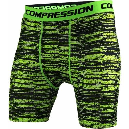 New Quick Dry Elastic Gyms Fitness Shorts Men Tights Compression Shorts Bermuda Camouflage Short Pants Film Slim Fit Sportswear