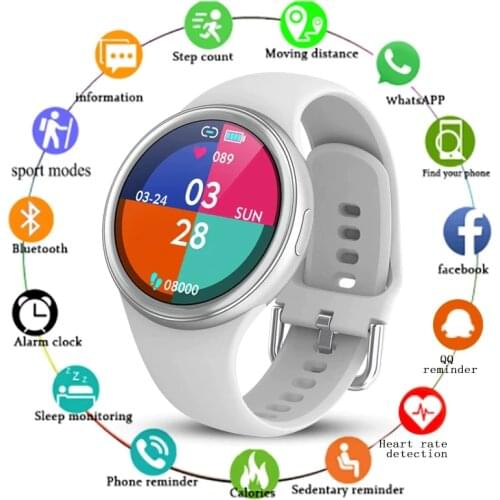 GEJIAN Woman Smartwatch Women IP68 Waterproof Weather Display Sports Fitness Tracker for Xiaomi Huawei ios Smart Watch Girl Gift