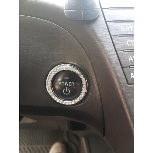 Car Styling Engine Start Stop Ignition Ring For Jeep Renegade Wrangler Compass 2 3 Land Rover Defender 90 Discovery Accessories