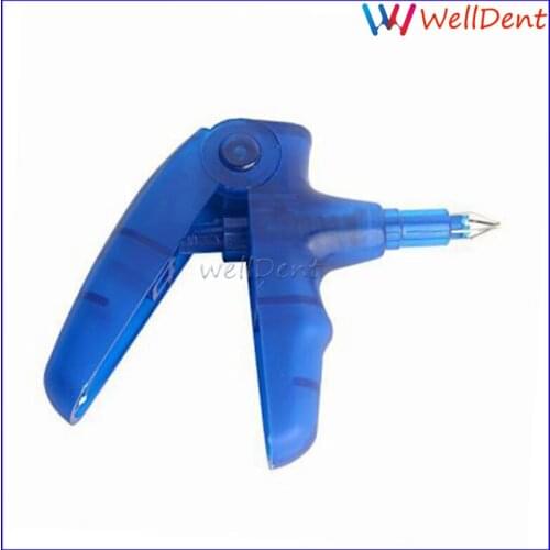Dental Dispenser Gun Orthodontic Ligature Gun Dispenser Blue Dental Materials Dental Tools Dentist