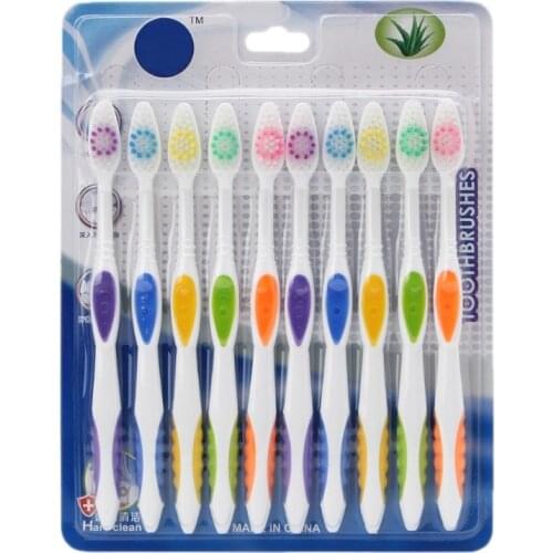 10pcs Ultra Soft Bamboo Charcoal Nano Toothbrush Adults Tooth Brush Oral Health Care With Retail Package New