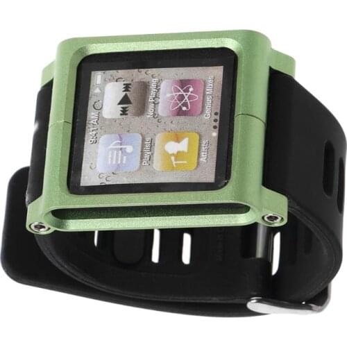 Smart Aluminum Metal Watch Band Wrist Kit Cover Case For Apple iPod Nano 6 6th T8WC