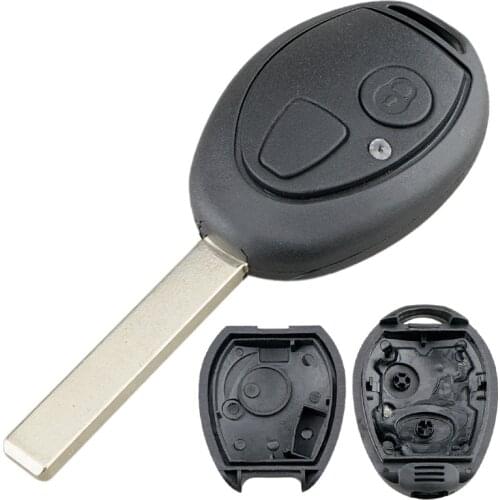 2 Button Car Key Replacement Remote Car Key Shell Fit for MG BMW-Mini Cooper R53 R50 S Land Rover 75 Z3 Z4 X3 X5 e46 e39 e36 e34