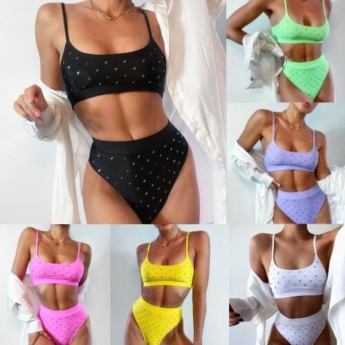 Sexy Bikini Push Up Swimwear Women biquinis feminino 2021 mujer Swimsuit Swimming Bathing Suit Bikinis Set