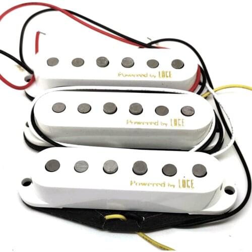 1Set 3Pcs Lace Guitar Pickup Single Coil Pickups For ST Style SSS Electric Guitar Replacement White