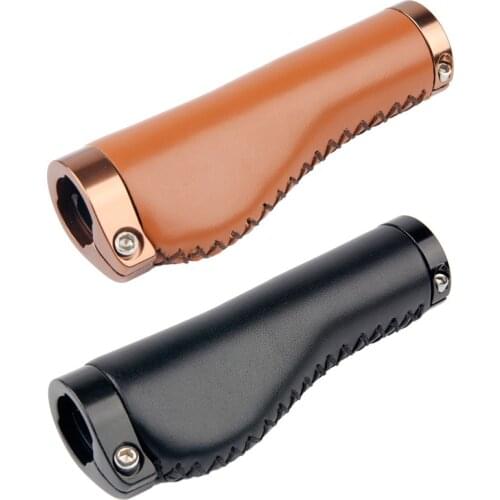 1pair MTB road bike PU grips lock soft non-slip bicycle handlebar protection sleeve hand sewing set