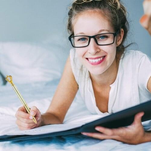 10 Stacks/batch Factory Creative Metals Pen Wholesale Promotion Fashion Paper Pen Reclamation Pen Custom Logo