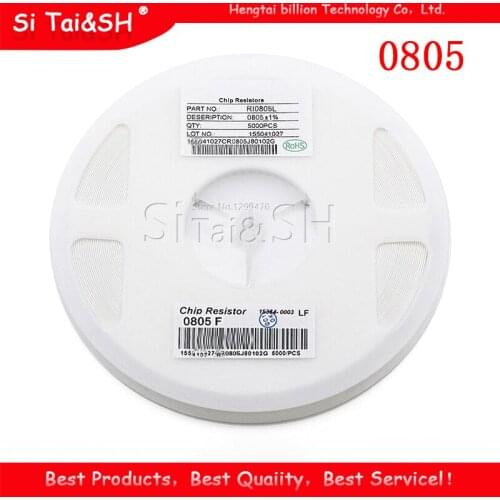100Pcs 0805 SMD 1/8W chip resistor 0R ~ 10M 0 10R 100R 220R 330R 470R 1K 4.7K 10K 47K 100K 0 10 100 330 470 ohm