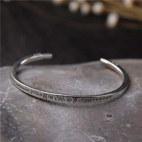 2018 Armbanden Voor Vrouwen Carve Patterns Or Designs On Woodwork Restoring Ancient Ways Ms Fisher Open 925 Sterling Bracelets