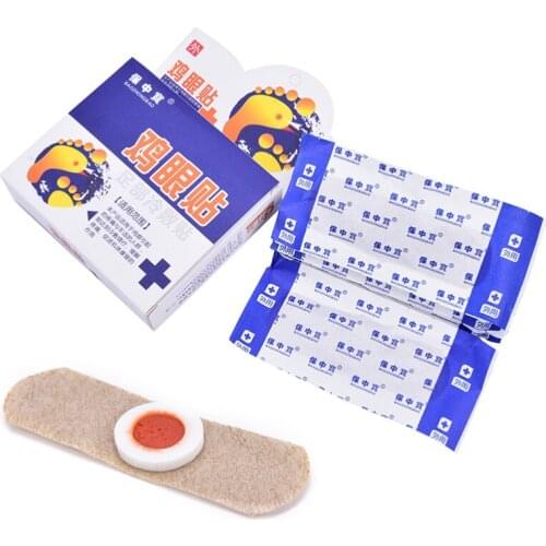 6 pcs/box Exfoliating Corn Foot Patch Soft Feet Problem Remove Hard Dead Skin Treatment Removed Foot Plantar warts Calluses Away