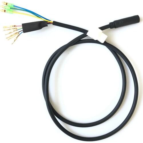 Bafang Motor 9 Pin Extension Cable Connector One Side Female Another Bullet L=1200mm/1600mm High Quality Original 3x2mm+6x0.2mm