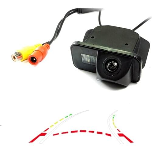 CCD HD Car rear backup camera FOR TOYOTA Corolla Auris Sienna SCION XB XD/URBAN CRUISER Dynamic trajectory reversing park camera