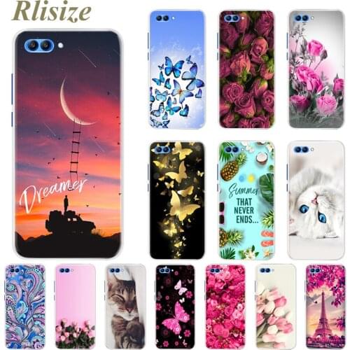 Case for Huawei Honor V10 Cover Cases for honor View 10 Silicone Soft Cute Cartoon Back Cover For Honor V10 View 10 Case 5.99