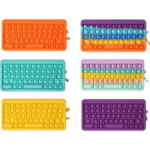 Fidget Pencil Case Pen Pouch Holder Box Bag Portable Stationery Storage Bag School Office Supplies Decompression Sensory Toys