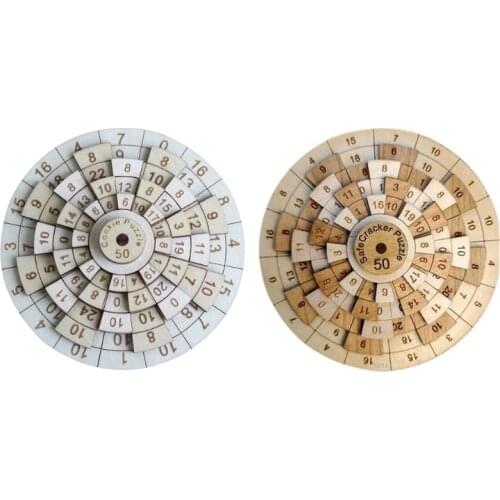 Wooden Puzzle Toy High Difficulty Mathematical Brain Teasers Toys Family Game