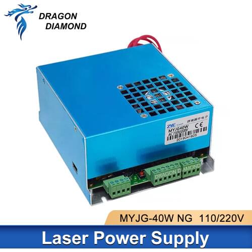K40 Series: 40W Co2 Laser Power Supply For CO2 Laser Tube Laser Engraver 110V/220V For Laser Engraving Cutting Machine