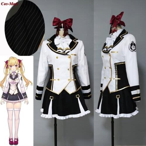 Anime VTuber Hololive Takamiya Rion Cosplay Costume Full Set Cute Official Uniform Activity Party Role Play Clothing Custom-Make