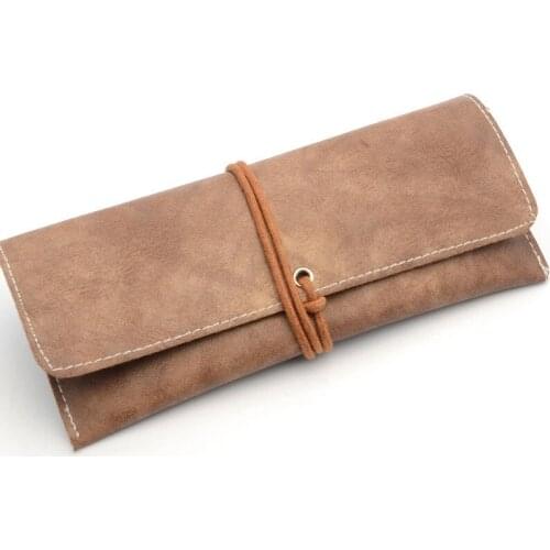 Kaibote YJH-FQAK-002 Fashion Glasses Handbag Leather Soft Pouch for Eyeglasses Portable