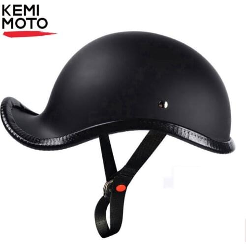 KEMIMOTO Retro Motorcycle Helmet Vintage Summer Breathable Moto Helmet Open Face Scooter Biker Motorbike Racing Riding Helmet