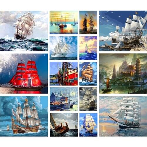 Five-piece Black And White Lion Art Abstract Embroidery Full Square Diamond Painting Set 5D Mosaic Home Decoration