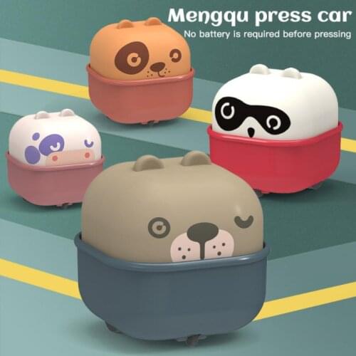 Cute Pet Animal Push Car Toy Set Inertia Push Back Force Car Inertia Pressed Gift For Kids Newborn Toddler Toys Baby Calm Toy