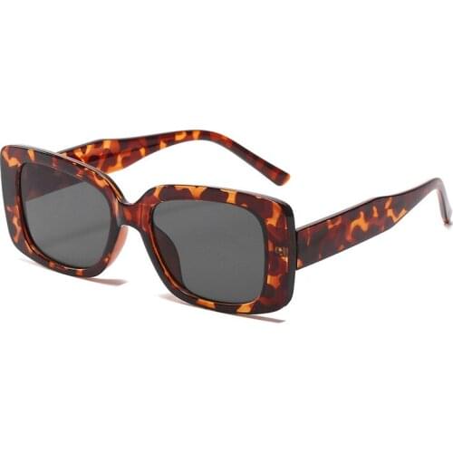 2021 new square sunglasses men women all-match retro square PC glasses exquisite sunglasses UV400