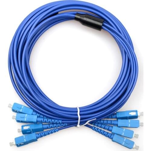Fiber Optic patch cord SC SC Single mode 4 Core Armour Rat prevention SM 9/125um 10 20 30 50 100m meters Wholesale custom made