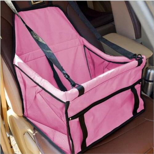 Pet Dog Carrier Nylon Made Breathable Dog Seat Bag Basket Pet Products Safe Carry Car Travel Accessories PB710