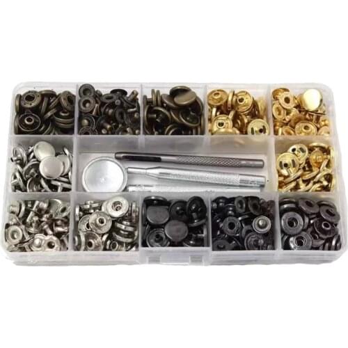 M68C Durable Metal Button Snaps for Clothes Jackets Jeans Wears Bracelets Bags Portable Apply to DIY and Sewing Project