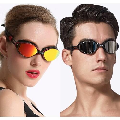 Professional Goggles Anti-Fog UV Protection Adjustable Swimming Goggles Men Women Waterproof Silicone Glasses Eyewear -40