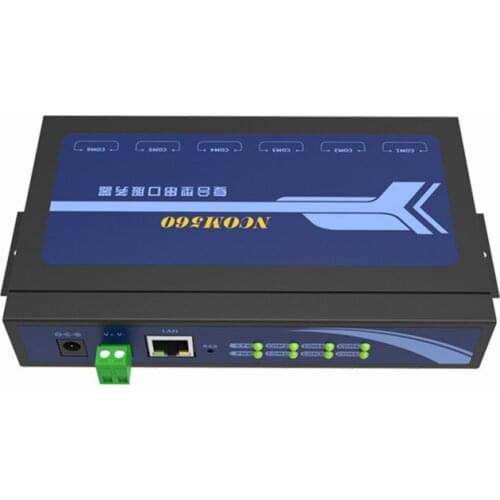 Industrial Serial Server 6-port Ethernet to 485/232 6-channel Serial Port to Ethernet NCOM560