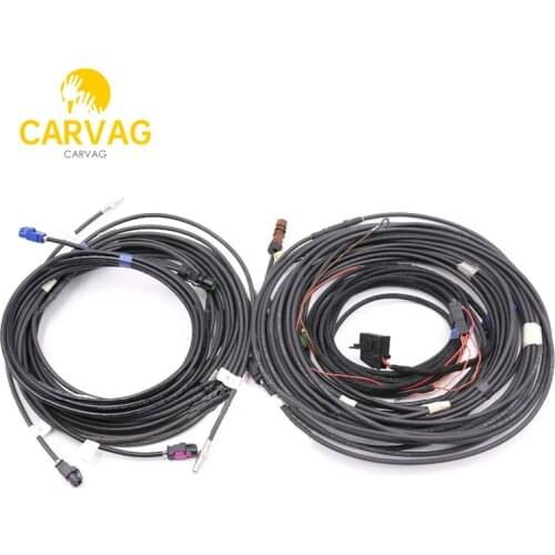 For Audi A4 A5 A6 C7 B9 8W Q7 4M Q5 MLB Original 360 Environment Rear Viewer Camera Install harness Wire Cable