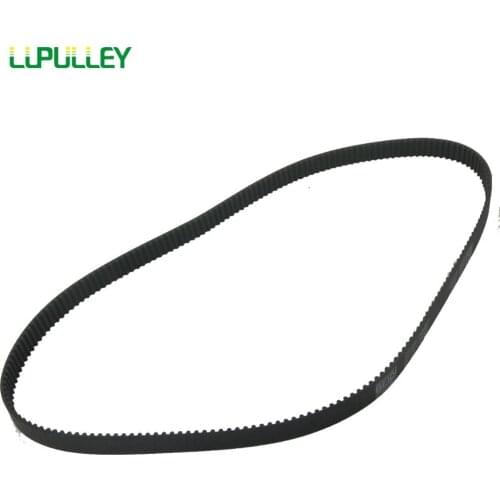 LUPULLEY Black Rubber S3M Timing Belt Width 10/15mm Transmission Belt S3M1005/1056/1110/1188/1245/1263/1290/1500 For Laser