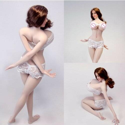 UD 5.0 1/6 Silicone Huge Bust Female Action Figure Body Fit ob27cm Head Sculpt