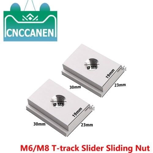 M6 M8 T-track Slider Sliding Nut Aluminum Alloy T Slot Nut For Woodworking Tool Jigs Screw Slot Fastener