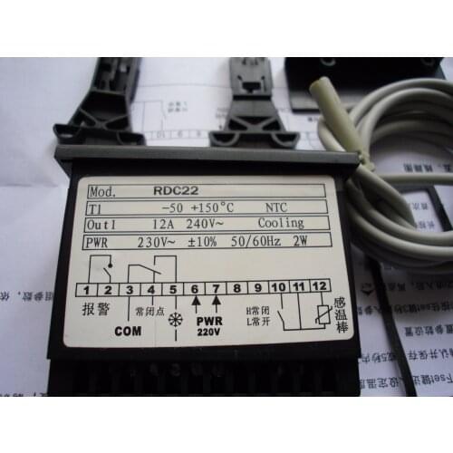 Rdc22 Chiller Thermostat Lae Freezer Temperature Controller Rdc22 Italian Ice Water Machine Temperature Controller