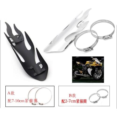 Universal Bike Exhaust Muffler Heat Shield Cover Heel Guard Motorcycle For Harley Honda Yamaha Kawasaki Suzuki Dirt bike