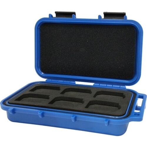 Protective box camera storage card box storage card bag SD CF mobile phone TF Card waterproof anti falling with sponge lining