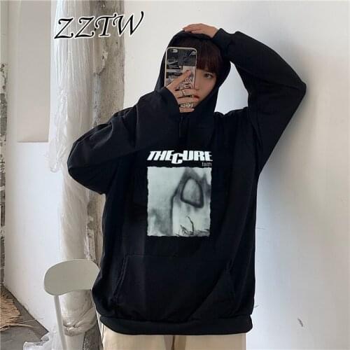 The Cure Faith Crewneck Women Hoodie Fashion Funny Rock Oversized Sweatshirt Long Sleeve Harajuku Hooded streetwear dropshipping