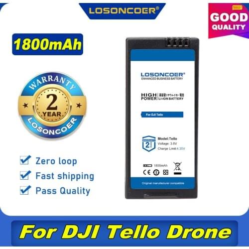 100% Original LOSONCOER Battery for DJI Tello Drone Flight Battery Accessories
