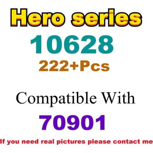 222Pcs 10628 Building Block Toy Hero Series 70901 Assembled Building Block Childrens Toy Gifts